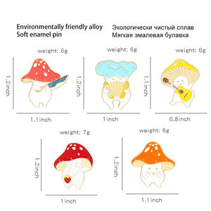 Alfileres esmaltados <span class=keywords><strong>de</strong></span> animales, colección <span class=keywords><strong>de</strong></span> setas bonitas, broches divertidos para jugar y cantar, broches <span class=keywords><strong>de</strong></span> cantante, solapa, joyería <span class=keywords><strong>de</strong></span> dibujos animados, regalo para chico <span class=keywords><strong>amigo</strong></span> - Product Image 4