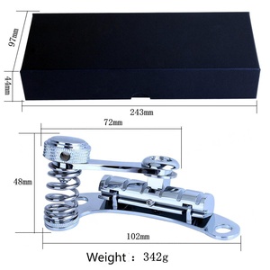 Puente de Trémolo Cromado al por Mayor para Guitarra <span class=keywords><strong>LP</strong></span> SG, Cordal para Guitarra <span class=keywords><strong>Jazz</strong></span>, Piezas de Repuesto - Product Image 6