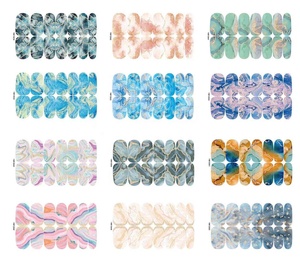ดอกไม้พันเล็บแบบมีกาวในตัวเต็มพื้นที่ - Product Image 6