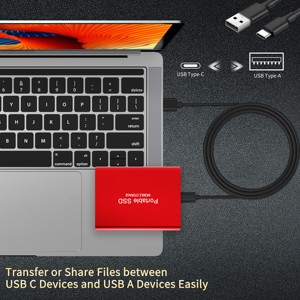 Caplink xách tay 1TB SSD ổ cứng loại C <span class=keywords><strong>USB</strong></span> 3.1 Gen 2 bên ngoài Đĩa cứng mSATA pssd Máy tính để bàn và máy tính xách tay - Product Image 4