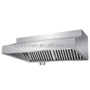 Hot Sale china style Commercial canopy range hood/kitchen hood customized length