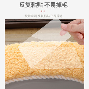Toilet Seat Cover Fabric Thickened Waterproof Four Seasons Use - Product Image 1
