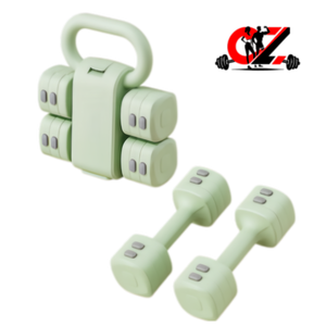 CZFIT Set 2 in 1 di Manubri e Kettlebell Staccabili e Regolabili, Attrezzatura Portatile per Allenamento di Forza e Fitness a Casa - Product Image 1