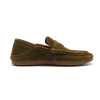 Mocassins Penny en cuir véritable vieilli légers pour femmes, style Mary Jane, résistants à l'usure, pour l'été et le printemps