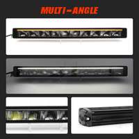 Barre lumineuse LED blanche de pare-chocs avant de voiture de fonction d'éclairage de position d'ambre de DRL 10 pouces