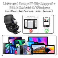 Anillo Inteligente con Mouse y Panel Táctil, Control Remoto para TikTok, Pasador de Páginas para Libros Electrónicos Kindle, Control Inalámbrico Bluetooth