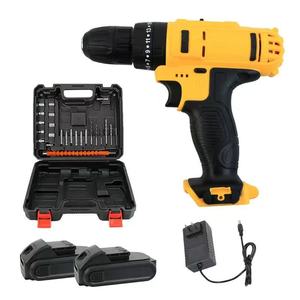 Taladro <span class=keywords><strong>Atornillador</strong></span> Eléctrico Multifuncional <span class=keywords><strong>de</strong></span> Mano, 21V, Doble Velocidad, Batería <span class=keywords><strong>de</strong></span> Litio, Mandril <span class=keywords><strong>de</strong></span> 10mm, Grado <span class=keywords><strong>de</strong></span> Exportación, para Uso Doméstico - Product Image 2