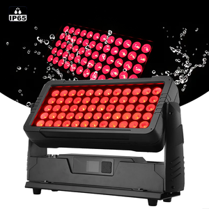 Impermeable 60*10W RGBW 4 en 1 arandela de pared LED ciudad Color luz para concierto evento espectáculo escenario teatro paisaje inundación iluminación - Product Image 1