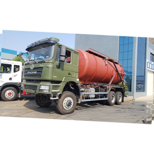 รถดูดสิ่งปฏิกูล SHACMAN HOWO 6x6 รถดูดสิ่งปฏิกูลแบบสุญญากาศ (ถังเก็บของเสีย 10 กิโลลิตร) - Product Image 3