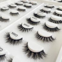 Vente en gros de cils en vison véritable de 10-12 mm, cils entiers, effet naturel, marque privée, fournisseurs de faux cils avec emballage personnalisé