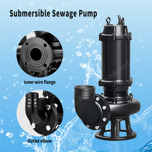 Bombas de sumidero de residuos de drenaje Dehuike Wq, bomba de aguas residuales de fundición de hierro, bomba sumergible de aguas residuales sin obstrucción de <span class=keywords><strong>220</strong></span> voltios - Product Image 3