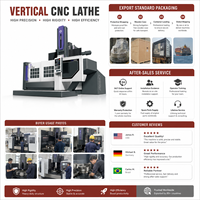 Centre de tournage vertical CNC fermé de qualité supérieure avec mandrin rotatif, buse de refroidissement et garniture en cuivre – Tour CNC vertical