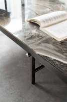 Ensemble de Table basse moderne en pierre naturelle, support en acier inoxydable, meuble de salon, nouveau Design, livraison gratuite