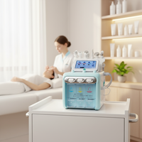 Appareil de microdermabrasion haute fréquence, jet peel, oxygénation pour le rajeunissement de la peau du visage, nettoyage des pores, usage commercial, prise EU