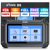 2025 XTOOL D5 Obd 2 Escáner Herramientas de diagnóstico Caja de cambios ABS EPB Airbag Motor 5 Sistema Máquina de diagnóstico para automóviles con actualización gratuita