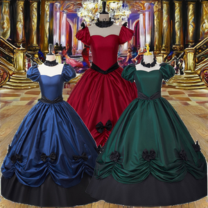 Robe <span class=keywords><strong>de</strong></span> bal gothique style <span class=keywords><strong>Marie</strong></span>-<span class=keywords><strong>Antoinette</strong></span> du sud, robe <span class=keywords><strong>de</strong></span> bal Rococo longue jusqu'au sol - Product Image 2