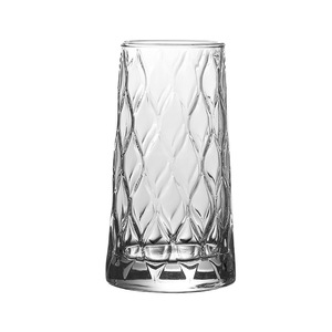 Custom Logo Transparent Glass Cup Heavy Base Handmade Cocktail Cups 301-400ml Juice Dessert Whiskey Drinking Cocktail Glasses - Product Image 5