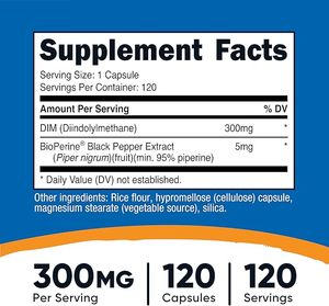 Suplementos nutricionales DIM personalizados de fábrica OEM/ODM, incluyendo cápsulas de Diindolilmetano - Product Image 5