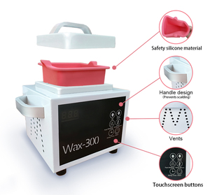 Machine à <span class=keywords><strong>cire</strong></span> noire et blanche à chauffe rapide, classique, pour tous types de peau, salon, <span class=keywords><strong>maison</strong></span>, épilation facile, nettoyage facile, longue durée - Product Image 5