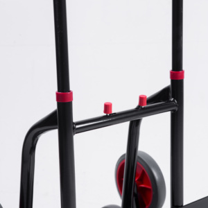 Chariot en acier avec 6 roues, ru es de 120kg, pour entrepôt, escalade d'escaliers, guidon rétractable - Product Image 4