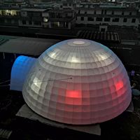 Tente commerciale Offre Spéciale personnalisée gonflable avec lumières LED, barre d'igloo géant, tente dôme gonflable publicitaire