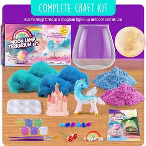 <strong>Terrarium</strong> Gifts for Kids Light up <strong>Terrarium</strong> Crafts <strong>Kit</strong> With DIY Moon Lamp for Children - Product Image 2