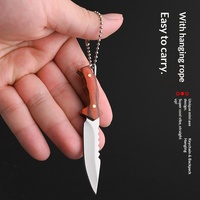 Roestvrijstalen 3CR13 mini-vouwmes outdoor survival camping sleutelhanger makkelijk mee te nemen fruit snijder pakketopener DIY hout OEM