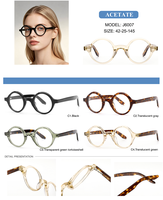 Monture optique en acétate faite à la main de qualité supérieure, monture intégrale rétro, lunettes durables pour adultes, unisexe, lunettes OEM ODM rapides
