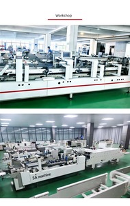 3A-580 High Speed Automatic <b>Folder</b> Gluer for Food Packaging | <b>Plastic</b> Wood Egg Carton Outer Sleeve Paper Box Folding Machine - Product Image 5