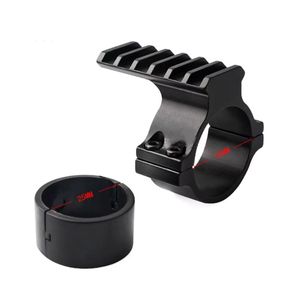 Adaptateur de montage de lunette tactique étanche en aluminium de haute qualité 25,4 mm/30 mm, 6 fentes, 20 mm, noir, accessoires de chasse - Product Image 6