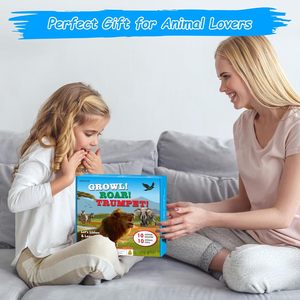 Juguete <span class=keywords><strong>de</strong></span> Animales Salvajes con <span class=keywords><strong>Libro</strong></span> <span class=keywords><strong>de</strong></span> Sonidos, 10 Figuras Realistas <span class=keywords><strong>de</strong></span> Animales <span class=keywords><strong>de</strong></span> <span class=keywords><strong>la</strong></span> <span class=keywords><strong>Selva</strong></span> y <span class=keywords><strong>Libro</strong></span> <span class=keywords><strong>de</strong></span> Vida Silvestre con 10 Botones - Product Image 6