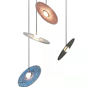 Binnenverlichting Stylist Kleurrijke Marmeren Plafond Opknoping Residentiële, Woonkamer Ambachtelijke Ijzeren Led Hangende Hanglamp