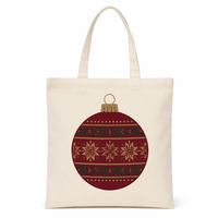 Sac en toile de coton pour Noël, best-seller, disponible en stock avec motifs personnalisés pour le stockage de marchandises de fin d'année