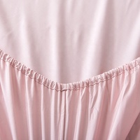 Cool et doux 100% bambou 4 pièces draps taies d'oreiller ensemble de literie drap de bambou draps de lit en bambou