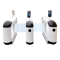 Torniquete de Altura Completa con Barrera Oscilante Específica para Guarderías, Control de Acceso Peatonal por Infrarrojos, Anti-Pellizcos, Sistema de Acceso Escolar Facial