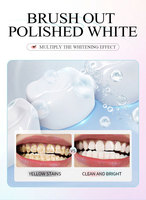 Dentifrice blanchissant à la niacinamide, réduit les taches de plaque, améliore la mauvaise haleine, élimine les taches jaunes, nettoyage dentaire, soins d'hygiène bucco-dentaire