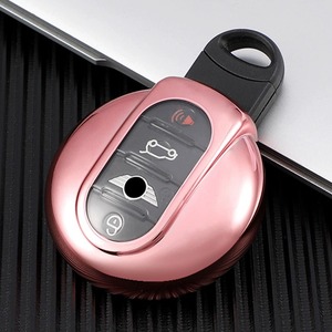 Étui de protection souple en TPU DM Premium pour clé de voiture BMW <span class=keywords><strong>Mini</strong></span> Countryman <span class=keywords><strong>Cooper</strong></span> F54 F55 F56 F60, avec porte-clés <span class=keywords><strong>et</strong></span> pochette - Product Image 2