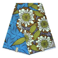 Super Hollandaise algodón orgánico peinado hilo Batik patrón africano impreso tela tejida Java textil vestido de mujer 120gsm peso
