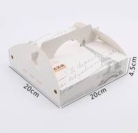 Vente directe d'usine, boîtes à pizza carrées personnalisables de 6/7/8/9/10 pouces, finition mate, carton ondulé, matériaux recyclés