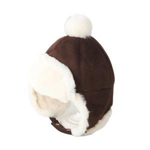 K2038 Gorro de Invierno para Niños, Gorros Cálidos para Bebés con Pompones en Forma de Anillo, Gorros de Esquí a Prueba de Viento, Juego de Gorro, Bufanda y Guantes para Niñas - Product Image 5