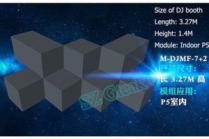 RGB <span class=keywords><strong>pixel</strong></span> <span class=keywords><strong>3d</strong></span> cubo led dj booth - Product Image 6