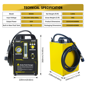 Máy tự động đổ dầu phanh hệ thống ABS, thiết bị tiện lợi cho việc thay dầu và dụng cụ chẩn đoán xe hơi - Product Image 6