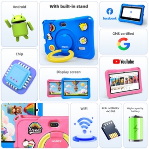 Nueva Tablet Pad 1 para Niños, Resistente al Agua, con Cámara para Aprendizaje y Tutoría, 7 Pulgadas, WIFI, 4+32GB, Resistente a Caídas - Product Image 3