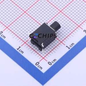 TS-1095KS-A15B3-C2D2 Tactile Switch SMD,6x6mm Switch Single Pole Single Throw Round Button 2.5N Vertical Mount - Product Image 2