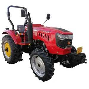 Fabriek Groothandel 4X4 Wiel 4WD Fabrikant 50hp 60hp 70hp 80hp 90hp Universele Tractoren Tuin Tractor Met Optionele Onderdelen