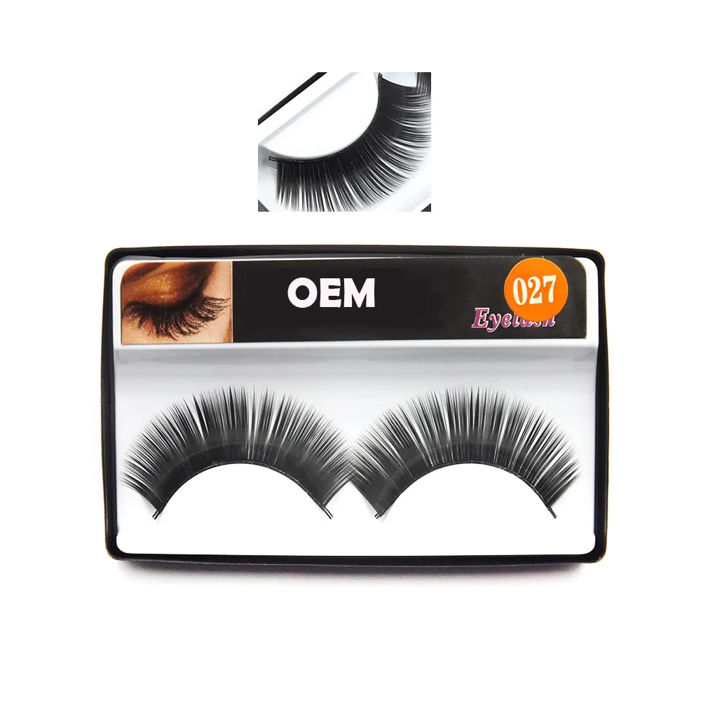 OEM False Eyelashes Synthetic Fiber Material| 3D Mink Lashes| Cat Eyes Look| Reusable| 100% Handmade & Cruelty-Free