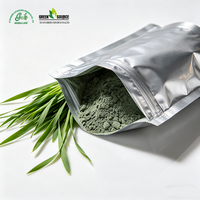 Poudre de blé vert biologique en vrac, superaliment pur, fournisseur en gros OEM sous marque privée