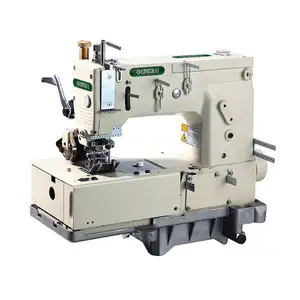 LR 1508P/1509P waistbanding industrial sewing machine series with left and right-double feed dog system for jeans