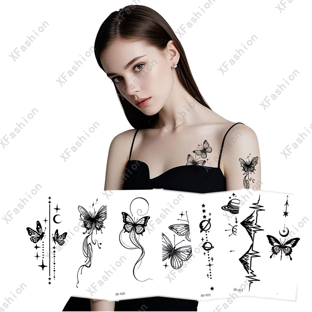 Sexy Wing Tattoo Designs Durable, Waterproof Stickers