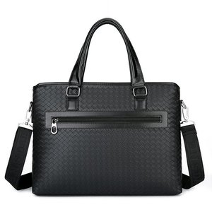 Bolso de Mano Cruzado Vintage para Negocios, Maletín con Cierre para Verano, Bolso de Hombro de Cuero Vacuno para Hombre Bolsa para portátil. - Product Image 4